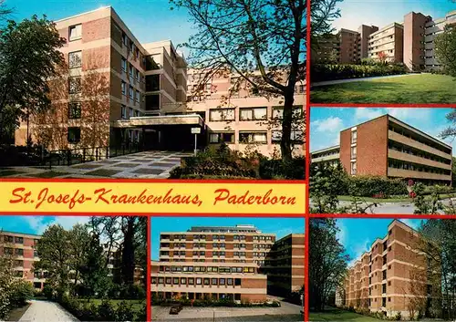 AK / Ansichtskarte  Paderborn St Josefs Krankenhaus Teilansichten