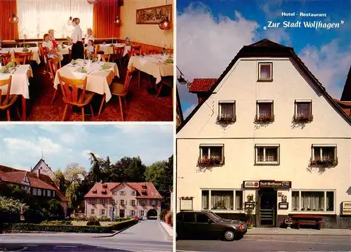 AK / Ansichtskarte 73933299 Wolfhagen Hotel Restaurant Zur Stadt Wolfhagen Gaststube