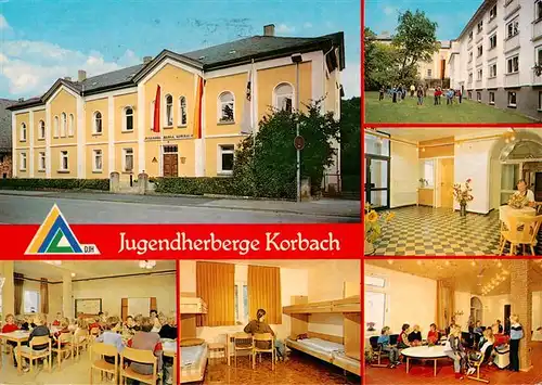 AK / Ansichtskarte  Korbach Jugendherberge Gast und Aufenthaltsraeume Schlafraum