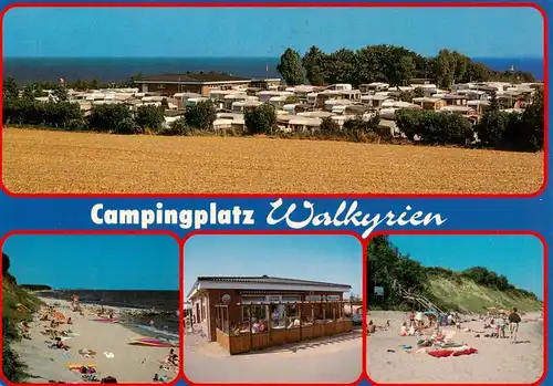 AK / Ansichtskarte  Bliesdorf_Schashagen Campingplatz Walkyrien Strand Kiosk