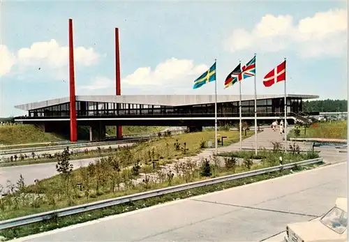 AK / Ansichtskarte  Nellinghof-Schierberg Autobahn-Brueckenrasthaus Dammer Berge