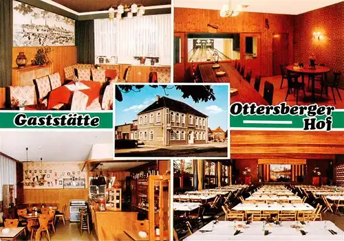 AK / Ansichtskarte  Ottersberg_Bremen Gaststaette Ottersberger Hof Gastraum Festsaal