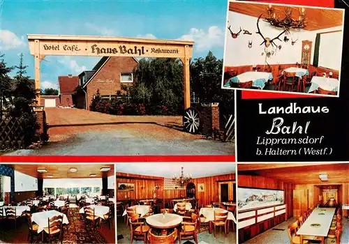AK / Ansichtskarte 73933434 Lippramsdorf Landhaus Bahl Hotel Café
