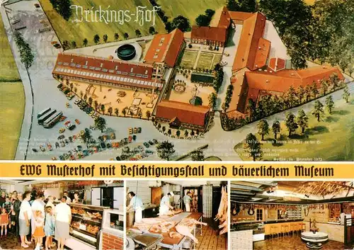 AK / Ansichtskarte  Sythen_Haltern Prickings-Hof EWG Musterhof mit Besichtigungsstall und baeuerlichem Museum