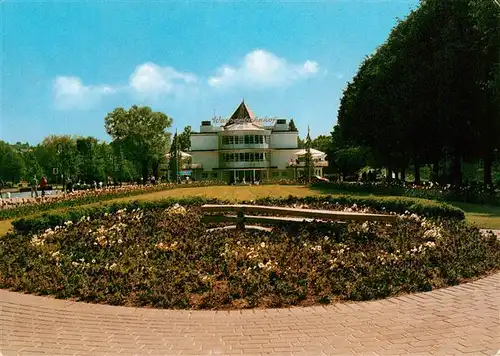 AK / Ansichtskarte  Muelheim__Ruhr Wasserbahnhof mit Blumenuhr