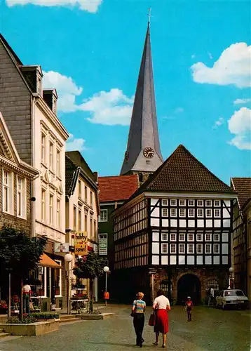 AK / Ansichtskarte  Hattingen__Ruhr Untermarkt Altes Rathaus St. Georg Kirche