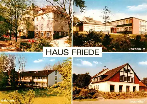 AK / Ansichtskarte  Bredenscheid_Hattingen Haus Friede Haupthaus Freizeitheim Waldhaus Jugendhof