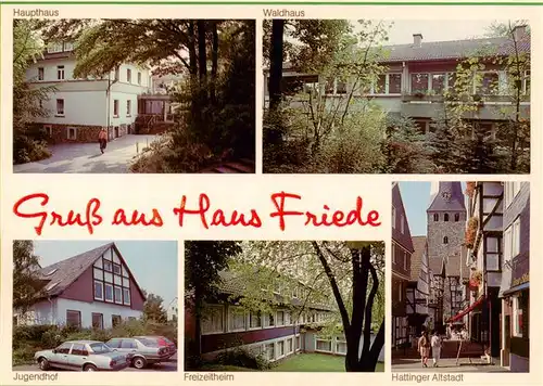 AK / Ansichtskarte 73933482 Hattingen__Ruhr Haus Friede Evangelisches Freizeitheim Jugendhof Altstadt