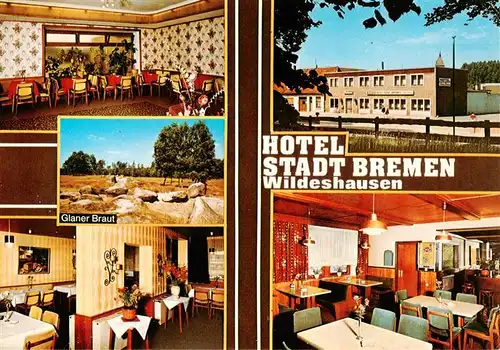 AK / Ansichtskarte 73933501 Wildeshausen Hotel Stadt Bremen Restaurant Glaner Braut Landschaft