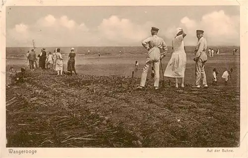 AK / Ansichtskarte  Wangerooge_Wangeroog_Nordseebad Auf der Buhne