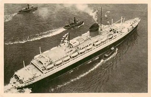 AK / Ansichtskarte  Dampfer_Oceanliner C G Transatlantique French Line S.S. Champlain 