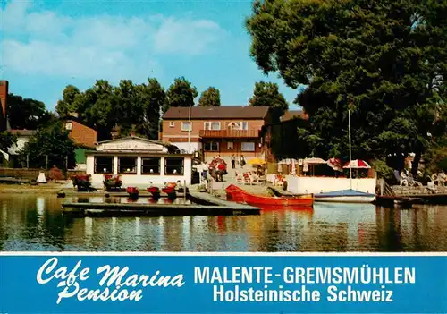 AK / Ansichtskarte 73933740 Malente-Gremsmuehlen Café Pension Marina Naturpark Holsteinische Schweiz