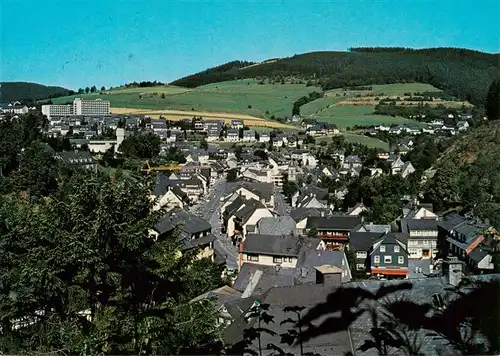 AK / Ansichtskarte  Willingen_Sauerland Fliegeraufnahme mit Kurklinik Hochsauerland