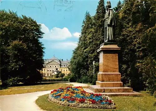 AK / Ansichtskarte 73933788 Arolsen_Bad Park mit Kaiser Wilhelm Denkmal