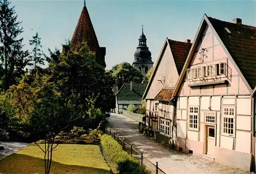 AK / Ansichtskarte  Bad_Salzuflen Turmstrasse Katzenturm Reform Kirche