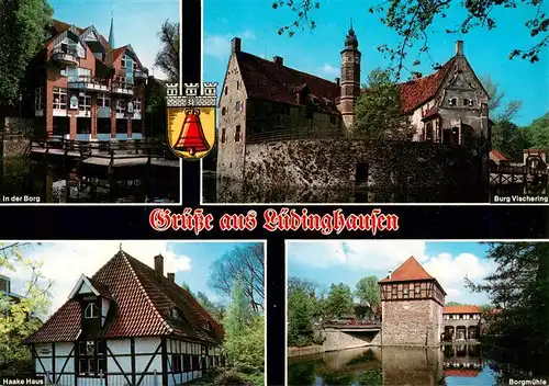 AK / Ansichtskarte 73933843 Luedinghausen In der Borg Burg Vischering Haake Haus Borgmuehle