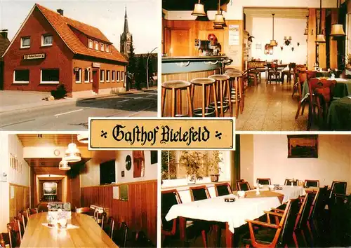 AK / Ansichtskarte  Seppenrade_Luedinghausen Gasthof Bielefeld Bar Gastraeume Kegelbahn