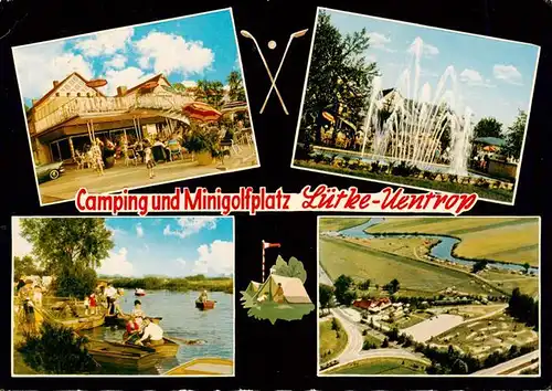 AK / Ansichtskarte  Uentrop_Luetke Camping und Minigolfplatz Restaurant Bootspartie Wasserspiele