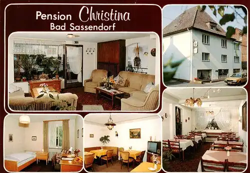 AK / Ansichtskarte  Bad_Sassendorf Pension Christina Gastraeume Zimmer