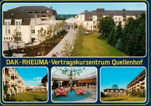 AK / Ansichtskarte 73933881 Bad_Sassendorf DAK Rheuma Vertragskurzentrum Quellenhof Teilansichten