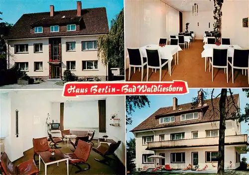 AK / Ansichtskarte  Bad_Waldliesborn Haus Berlin Gastraeume