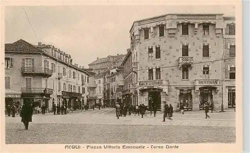 AK / Ansichtskarte  Acqui_Terme_Piemonte_IT Piazza Vittorio Emanuele Corso Dante