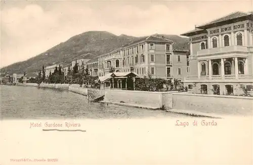 AK / Ansichtskarte 73933916 Lago_di_Garda_IT Hotel Gardone Riviera