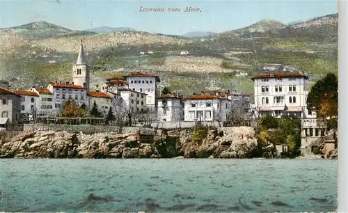 AK / Ansichtskarte  Lovrana_Lovran_Laurana_Croatia Panorama