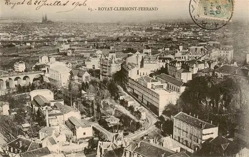 AK / Ansichtskarte  Royat_63-les-Bains Clermont Ferrand Vue aerienne