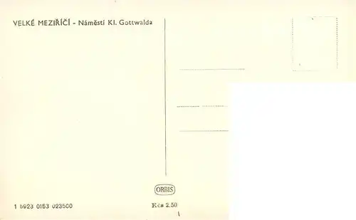 AK / Ansichtskarte  Velke_Mezirici_Gross-Meseritsch_CZ Namesti Kl Gottwalda