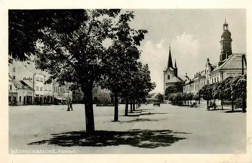 AK / Ansichtskarte  Mestec_Kralove_Koenigstaedtl_Koenigstadtl_CZ Namesti