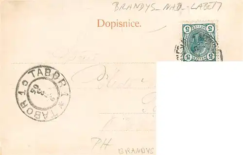 AK / Ansichtskarte  Brandys_nad_Labem-Stara_Boleslav_Brandeis_Elbe_CZ Pozdrav z Brandysa
