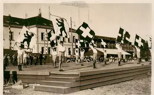 AK / Ansichtskarte  St_Gallen_SG Fahnenparade