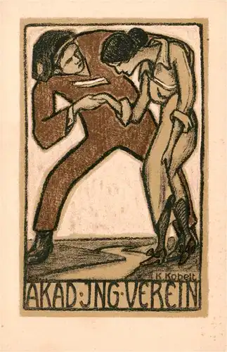 AK / Ansichtskarte  Zuerich__ZH Akad Ing Verein Zeichnung