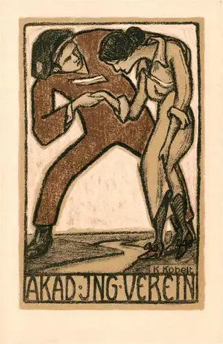 AK / Ansichtskarte  Zuerich__ZH Akad Ing Verein Zeichnung