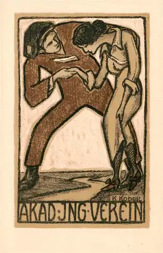 AK / Ansichtskarte  Zuerich__ZH Akad Ing Verein Zeichnung