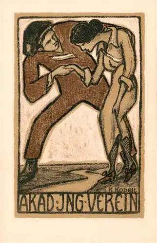 AK / Ansichtskarte  Zuerich__ZH Akad Ing Verein Zeichnung