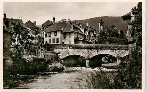 AK / Ansichtskarte  Boudry_NE Ortspartie mit Bruecke