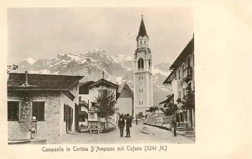 AK / Ansichtskarte 73934020 Cortina_d_Ampezzo_IT Campile mit Tofana