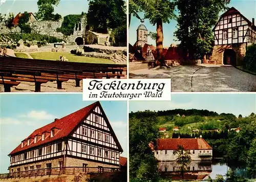 AK / Ansichtskarte 73934105 Tecklenburg Freilichtbuehne Leggetor Jugendherberge Wasserburg Haus Marck