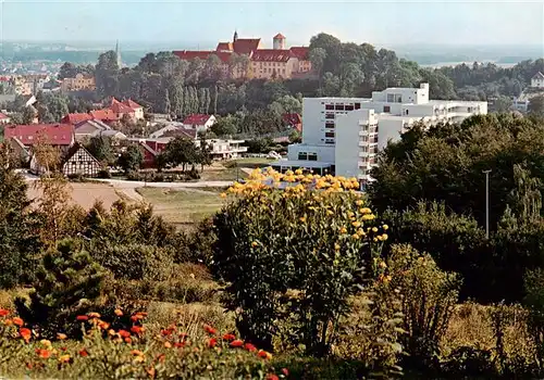 AK / Ansichtskarte 73934111 Bad_Iburg Doerenberg Klinik mit Schlossblick