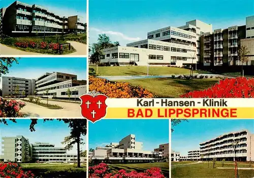 AK / Ansichtskarte 73934117 Bad_Lippspringe Karl Hansen Klinik Teilansichten