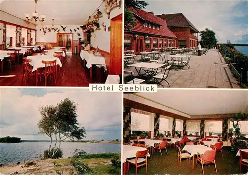 AK / Ansichtskarte 73934124 Thuele_Westfalen Hotel Seeblick Thuelsfelder Talsperre Gastraeume Terrasse
