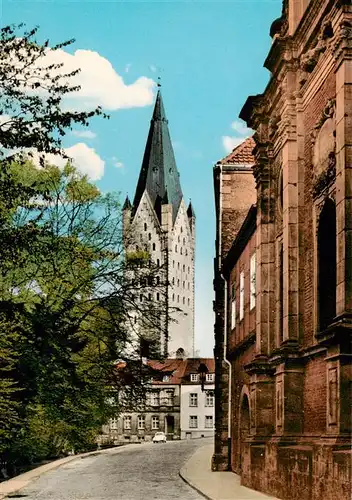 AK / Ansichtskarte  Paderborn Hoher Dom und Michaelskloster