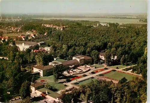 AK / Ansichtskarte  Bad_Lippspringe Fliegeraufnahme Kurhaus und Kaiser Karls Park