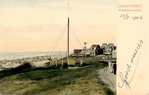 AK / Ansichtskarte 73934176 Zandvoort-aan-Zee_Noord_Holland_NL Panorama strand