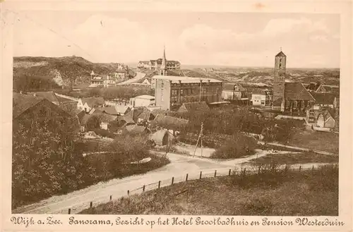 AK / Ansichtskarte 73934180 Wijk_aan_Zee_Wyk_NL Panorama Hotel Grottbadhuis Pension Westerduin