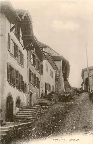 AK / Ansichtskarte  Erlach_Bielersee_BE Altstadt