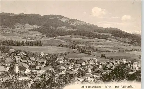 AK / Ansichtskarte  Oberdiessbach_BE Panorama Blick nach Falkenfluh