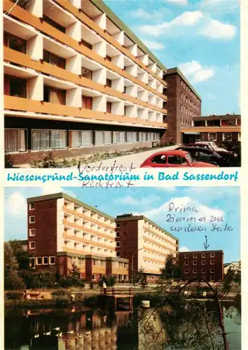 AK / Ansichtskarte 73934258 Bad_Sassendorf Wiesengrund Sanatorium